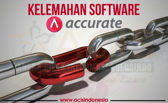 kelemahan software accurate