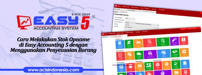 Cara melakukan stok opname di Easy Accounting 5