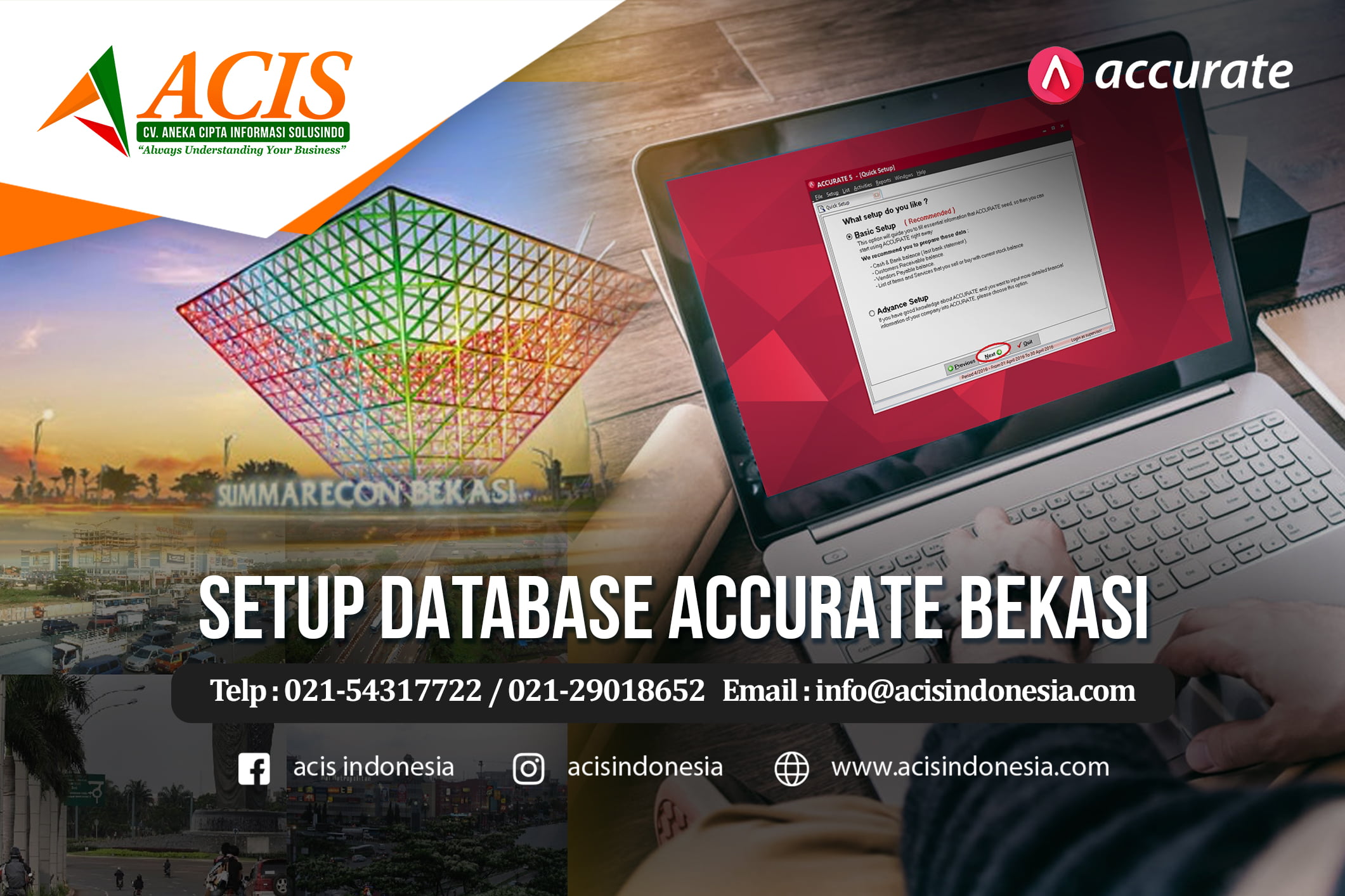 setup database accurate bekasi setup database accurate bekasi