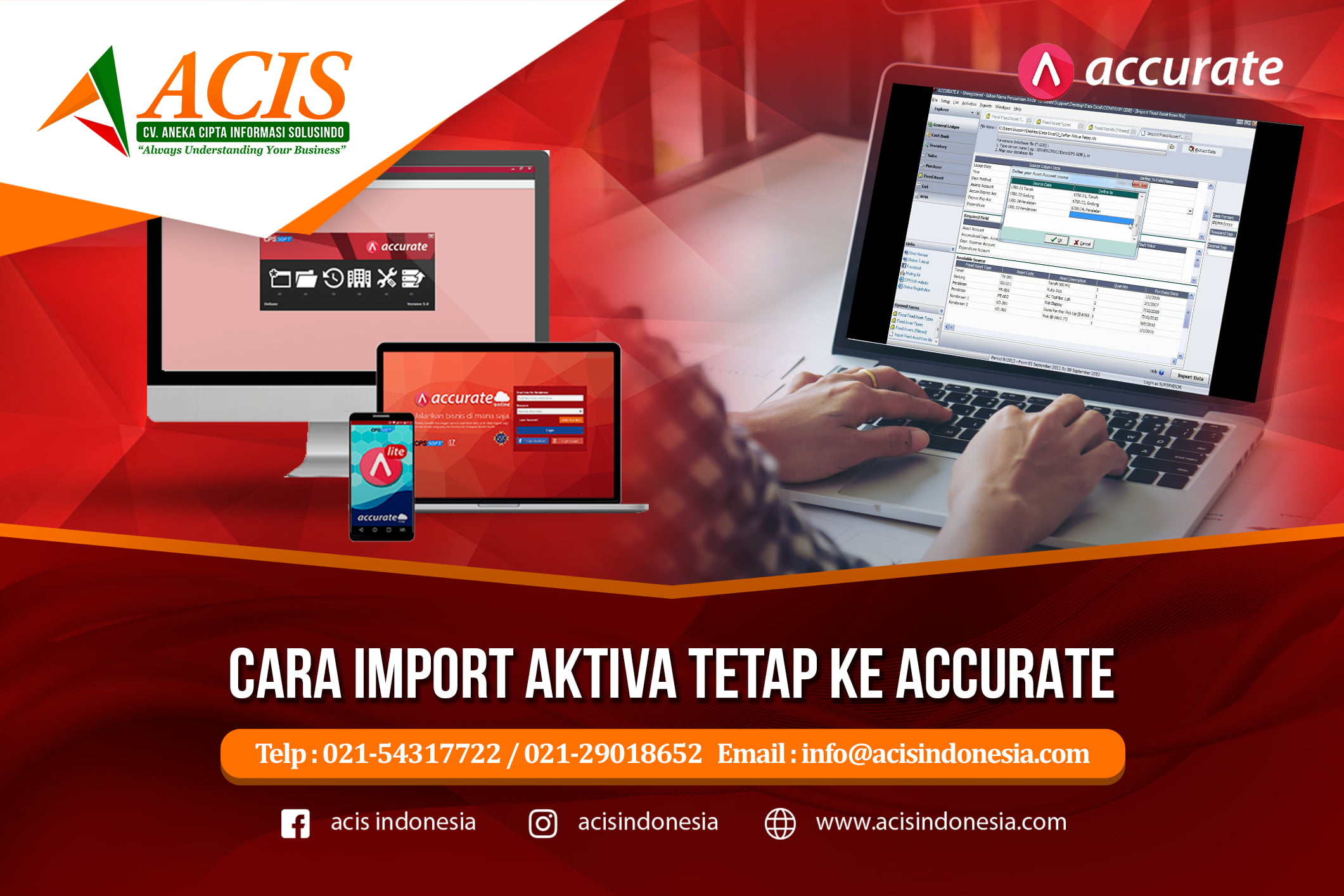 Cara import aktiva tetap ke accurate Cara import aktiva tetap ke accurate