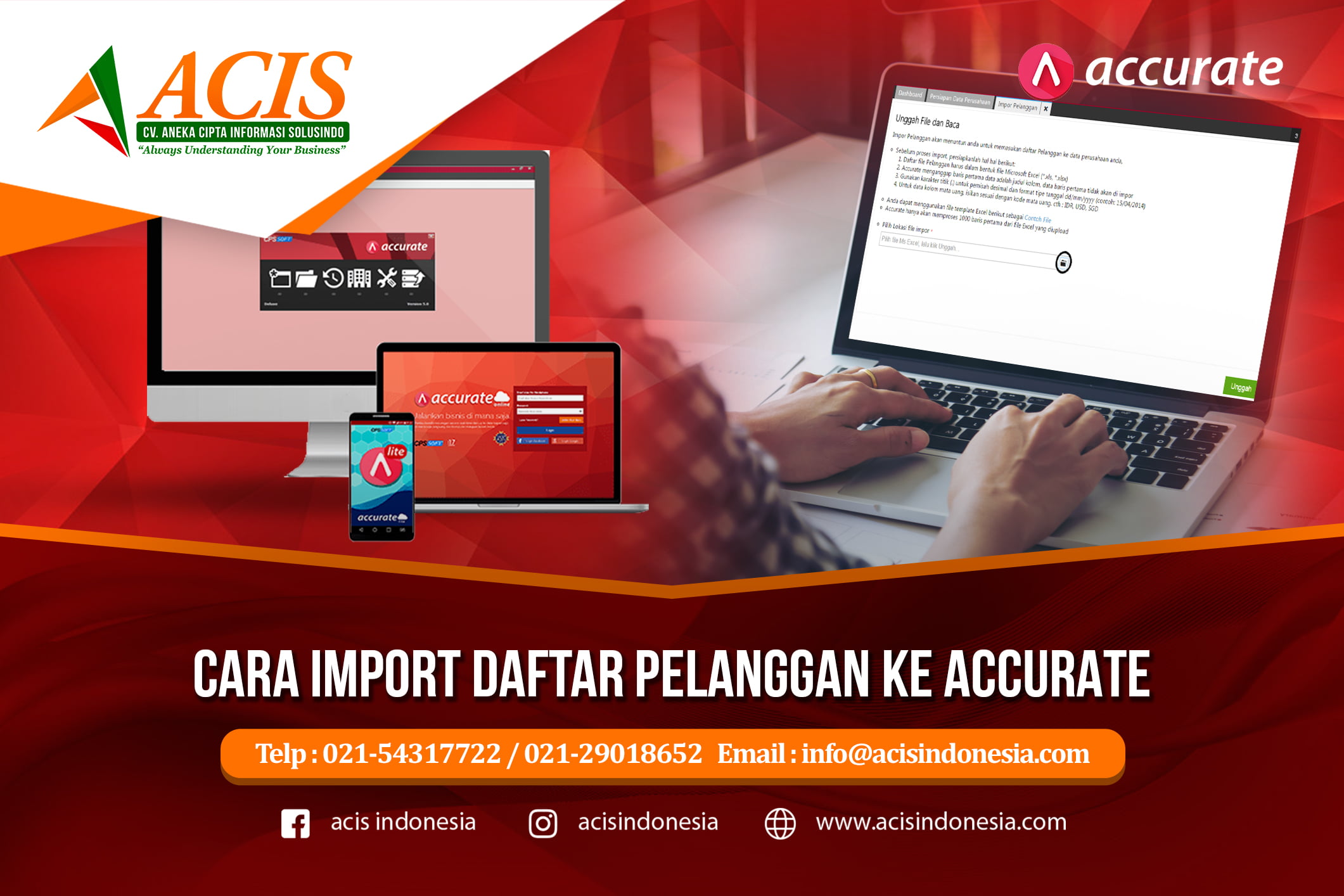 Cara import daftar pelanggan ke accurate Cara import daftar pelanggan ke accurate